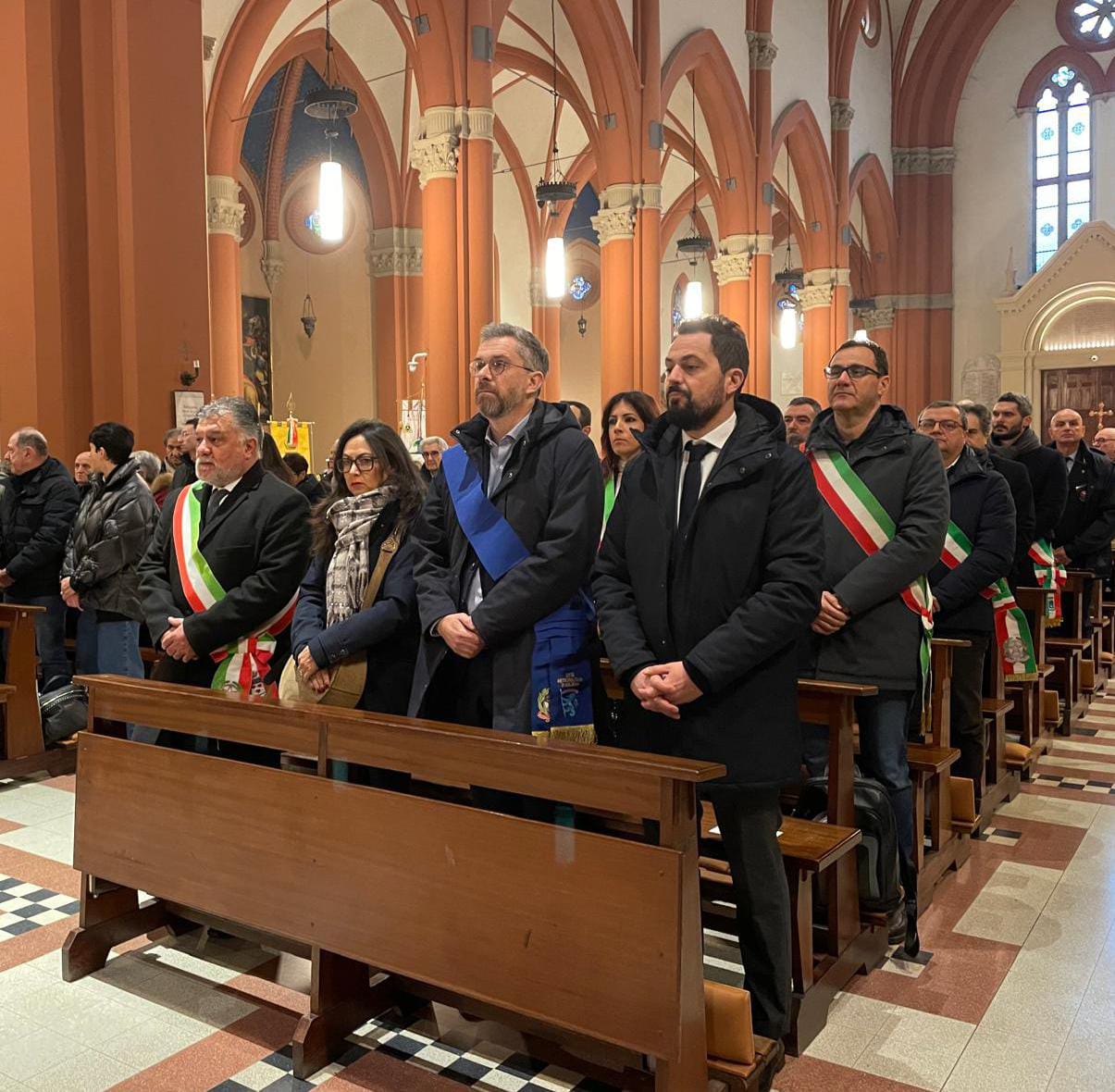 Il presidente del Consiglio comunale Roberto Visani ha partecipato al 20° anniversario del disastro ferroviario di Crevalcore